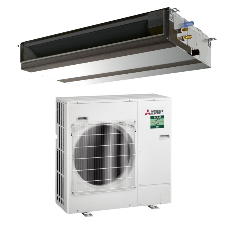 Climatiseur gainable Power inverter moyenne pression Mitsubishi-Electric