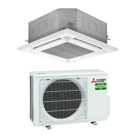 PLA-M /SUZ/PUZ-M Climatiseur Mitsubishi-Electric cassette 4 voies 900x900 inverter