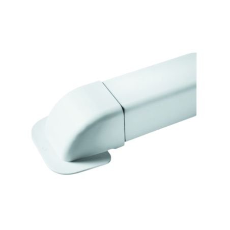 Sortie de mur pour goulotte 80x60 mm