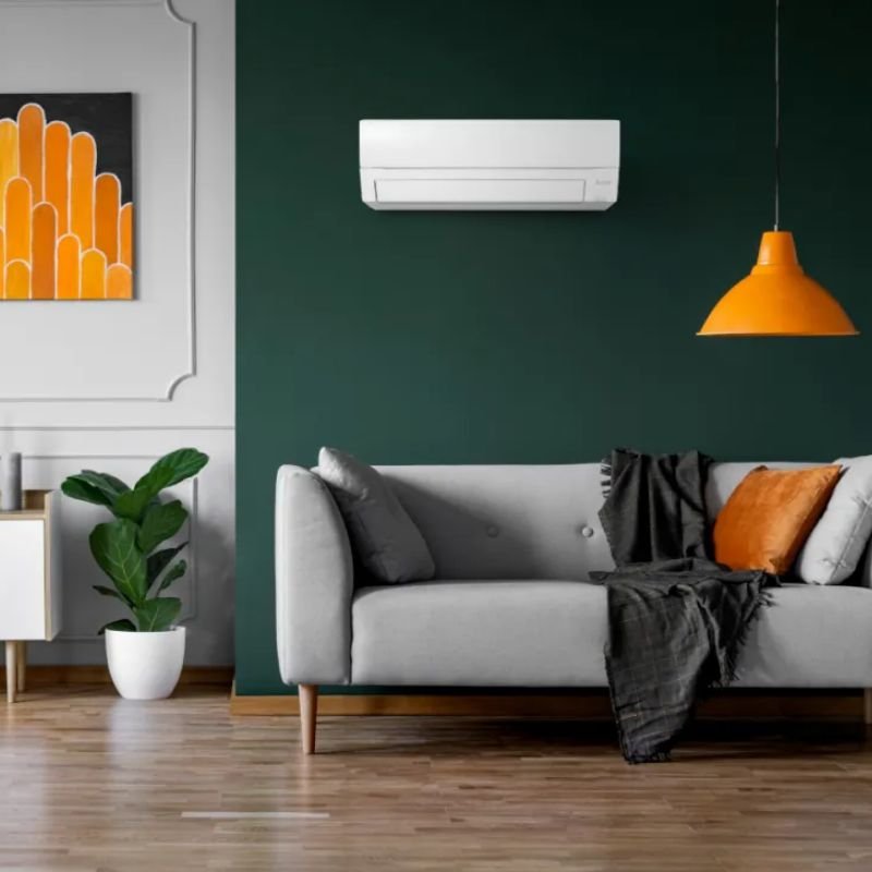 Climatiseur mural compact + Mitsubishi-Electric