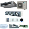 Pack Gainable Daikin 70-90m²  - 3 zones - 4x200 - RT2012