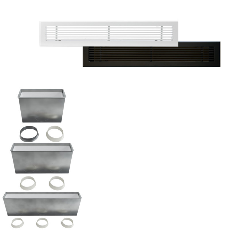 GRSLI - Grille de soufflage linéaire avec plénum