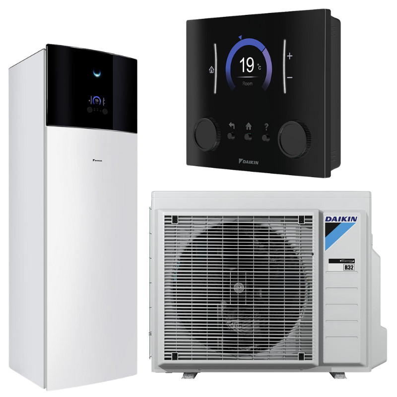 Daikin Altherma 3 RF -180 Litres - Bi zone - 8.0 KW (ERGA08EVH7 + EHVZ08S18E6V)