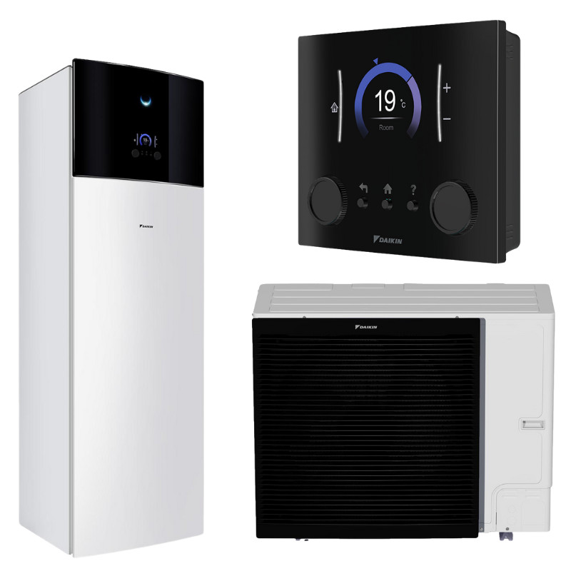 Daikin Altherma 3 RF - 16.0 KW - 230 Litres - 1 Zone (ERLA16DV37 + EBVH16S23D6V)