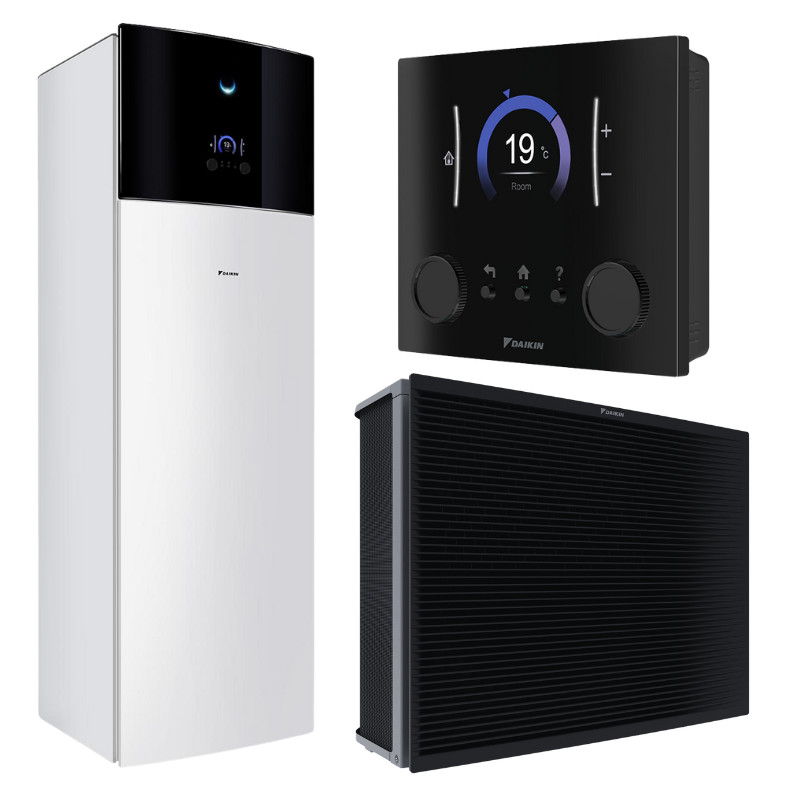Daikin Altherma 3 H HT F - 180 Litres - Bi zone - 380V - 11.0 KW EPRA16DW17 + ETVZ16S18E9W7