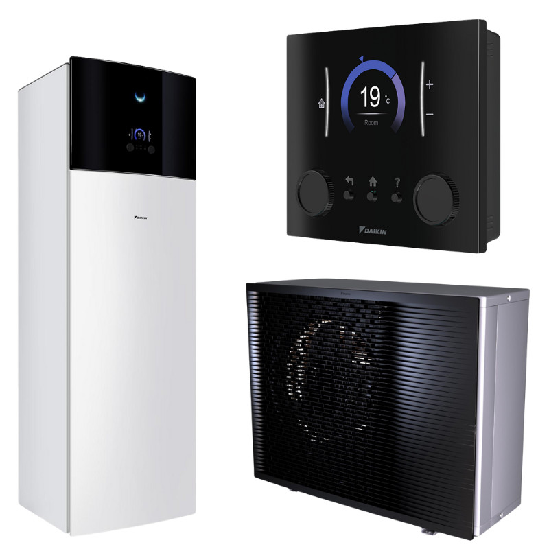 Daikin Altherma 3 R MT F - 380v - 10.0 KW - 230 Litres - 1 Zone (ERRA10EW1 + ELVH12S23E9W)