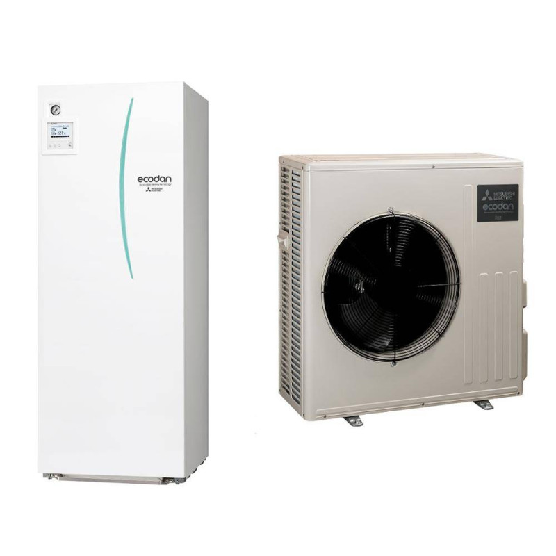 Ecodan eco inverter+ 4 Duo Hyper Heating - 4.0 KW -200 Litres (ERST20D-VM6E + SUZ-SHWM40VAH)