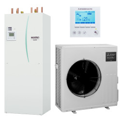 Ecodan Eco Inverter 3 Duo - 6.0 KW - 1 Zone - 200 Litres (ERST20D-VM6D + SUZ-SWM60VA2)