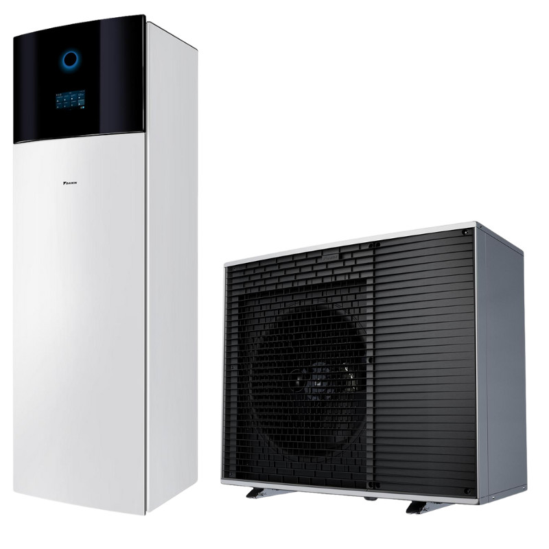 Daikin Altherma 4 H F réversible gaz r290 - 12.0 KW - 180 Litres - 380V (EPSK12AW1 + EPVX14S18A9W-)