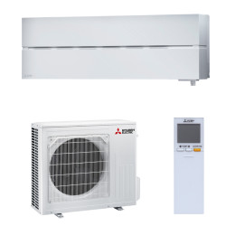 Climatiseur mural design premium Mitsubishi-Electric - 2.5 KW - Blanc (MUZ-LN25VG2 + MSZ-LN25VG2W)