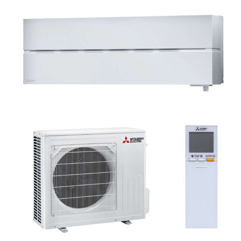 Climatiseur mural design premium Mitsubishi-Electric - 2.5 KW - Blanc (MUZ-LN25VG2 + MSZ-LN25VG2W)