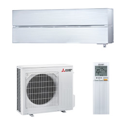 Climatiseur mural design premium Mitsubishi-Electric - 3.5 KW - Blanc perle  (MUZ-LN35VG2 + MSZ-LN35VG2V)
