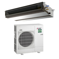 Climatiseur gainable Power inverter moyenne pression Mitsubishi-Electric - 6.0 KW - 220V (PEAD-M60JA2 + PUZ-ZM60VHA2)