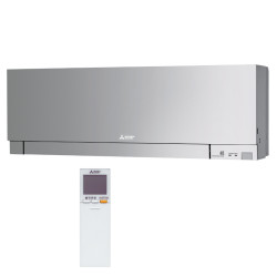 Unité intérieure murale Design Mitsubishi-Electric - 5.0 KW - Argent (MSZ-EF50GKS)