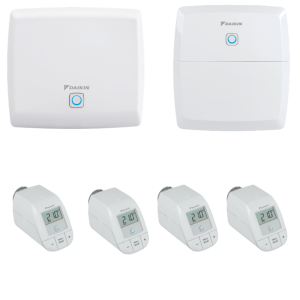 Kit régulation pièce par pièce Daikin Home Controls pour 4 radiateurs
