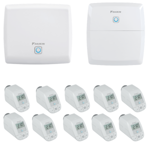 Kit régulation pièce par pièce Daikin Home Controls pour 10 radiateurs