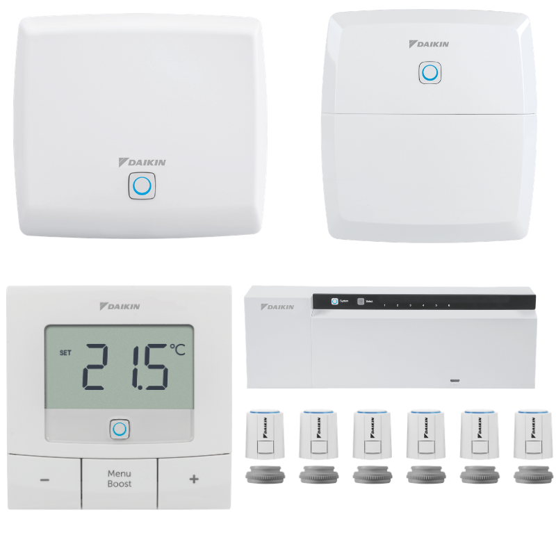 Kit régulation plancher chauffant Daikin Home Controls 6 zones (chauffage)