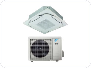 Monosplit cassette 900x900 Daikin
